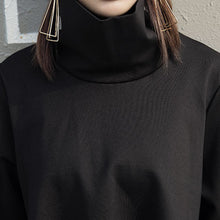 Load image into Gallery viewer, Loose Turtleneck Long Sleeve Sweatshirt