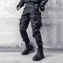 Load image into Gallery viewer, Dark Functional Ribbon Overalls