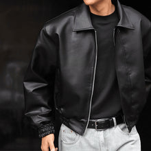 Load image into Gallery viewer, Vintage Padded Leather Short Jacket