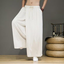 Load image into Gallery viewer, Cotton Linen Casual Loose Wide Leg Pants