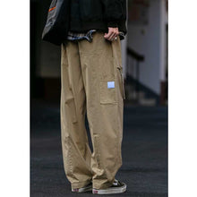 Load image into Gallery viewer, Retro Loose Straight Drawstring Pants