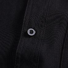 Load image into Gallery viewer, Button-down Loose Casual Black Shirt