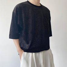 Load image into Gallery viewer, Shiny Crew Neck Short Sleeve T-shirt