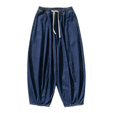 Load image into Gallery viewer, Japanese Retro Wide-leg Loose Denim Harem Pants