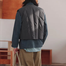 Load image into Gallery viewer, Retro Japanese Loose Short Down Vest