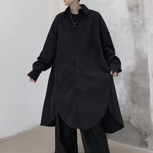 Load image into Gallery viewer, Dark Side Slit Long Sleeve Shirt