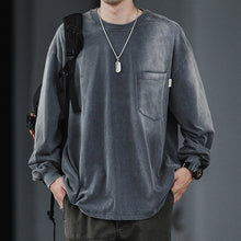 Load image into Gallery viewer, Vintage Washed Distressed Long Sleeve T-shirt