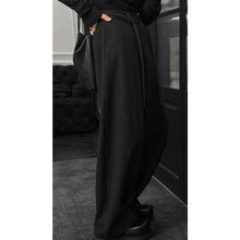 Load image into Gallery viewer, Vertical Striped Wide-leg Casual Trousers