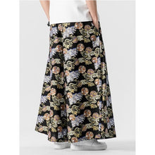 Load image into Gallery viewer, Straight Culottes, Loose Printed Trousers
