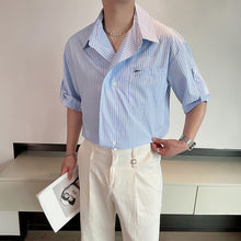 Load image into Gallery viewer, Striped Lapel Casual Suit