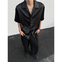 Load image into Gallery viewer, Ice Silk Casual Loose Short-Sleeved Shirt