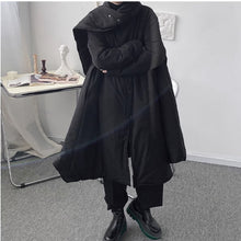 Load image into Gallery viewer, Loose Knee-Length Cotton Coat