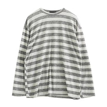 Load image into Gallery viewer, Flowy Loose-fitting Striped T-shirt