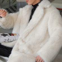 Load image into Gallery viewer, Winter Long Thick Faux Plush Coat