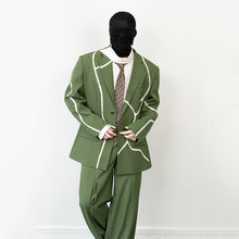 Load image into Gallery viewer, Cracked Patchwork Loose Casual Suit Jacket