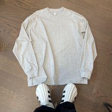 Load image into Gallery viewer, 235g Cotton Double-needle Crew Neck Long-sleeved T-shirt