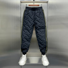 Load image into Gallery viewer, Warm Cotton Loose Striped Thick Tapered Pants