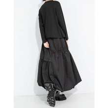 Load image into Gallery viewer, Women's 3D Draped Pleated Asymmetrical Wrap Front Long Sleeve Top
