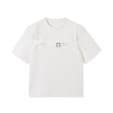 Load image into Gallery viewer, Diamond Print Buckle T-shirt
