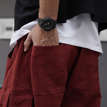 Load image into Gallery viewer, Ribbon Functional Wide-leg Loose Trousers