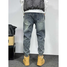 Load image into Gallery viewer, Vintage Loose Casual Button Jeans