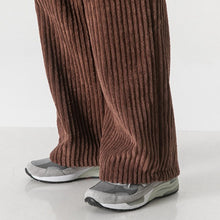 Load image into Gallery viewer, Retro Casual Corduroy Straight Leg Pants