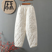 Load image into Gallery viewer, Loose Thick Warm Down Pants