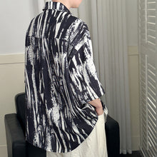 Load image into Gallery viewer, Tie-dyed Ice Silk Drape Loose Shirt