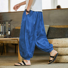 Load image into Gallery viewer, Retro Dragon Pattern Jacquard Harem Pants