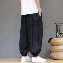 Load image into Gallery viewer, Breathable Loose-Fit Ice Silk Wide-Leg Pants