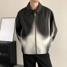 Load image into Gallery viewer, Black and White Flame Loose Silhouette Short Jacket