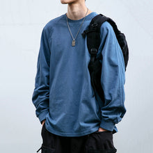 Load image into Gallery viewer, Loose Washed Crew Neck Casual Sweatshirt