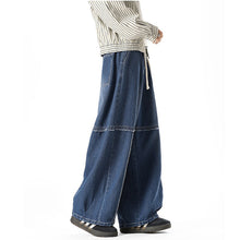 Load image into Gallery viewer, Raw-edge American Harem Straight Pants