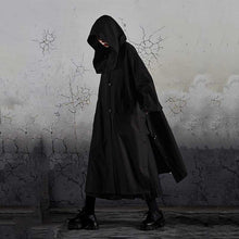 Load image into Gallery viewer, Black Loose Hooded Jacket