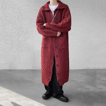 Load image into Gallery viewer, Retro Twist Loose Over-the-knee Windbreaker Jacket