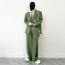 Load image into Gallery viewer, Cracked Patchwork Loose Casual Suit Jacket