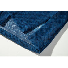 Load image into Gallery viewer, Indigo Dyed Stand Up Collar Kimono Jacket