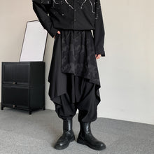 Load image into Gallery viewer, Printed Irregular Culottes Harem Pants