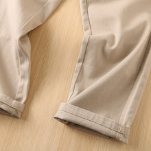Load image into Gallery viewer, Thick Brushed Cotton Loose Straight Pants