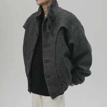 Load image into Gallery viewer, Retro Stand Collar Thickened Short Coat