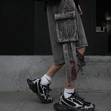 Load image into Gallery viewer, Distressed Multi-Pocket Straight Jeans