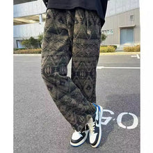 Load image into Gallery viewer, Straight Loose Knitted Jacquard Sweatpants
