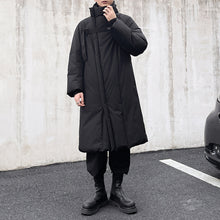 Load image into Gallery viewer, Large Lapel Over Knee Length Cotton Coat