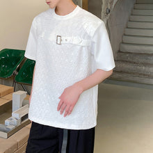 Load image into Gallery viewer, Diamond Print Buckle T-shirt
