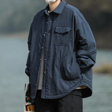 Load image into Gallery viewer, Quilted Loose Casual Lapel Coat