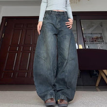 Load image into Gallery viewer, Wide-leg Retro Loose Slim Scimitar Pants