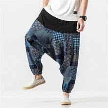 Load image into Gallery viewer, Japanese Cotton and Linen Casual Harem Lantern Crotch Pants