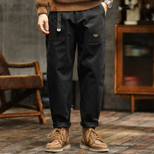 Load image into Gallery viewer, American Retro Patchwork Straight-leg Cargo Pants