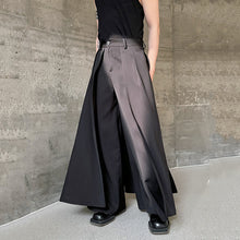 Load image into Gallery viewer, Casual Fake Two Piece Straight Leg Loose Wide Leg Pants