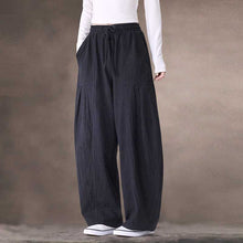 Load image into Gallery viewer, Zen-inspired Elastic Waist Loose Casual Pants